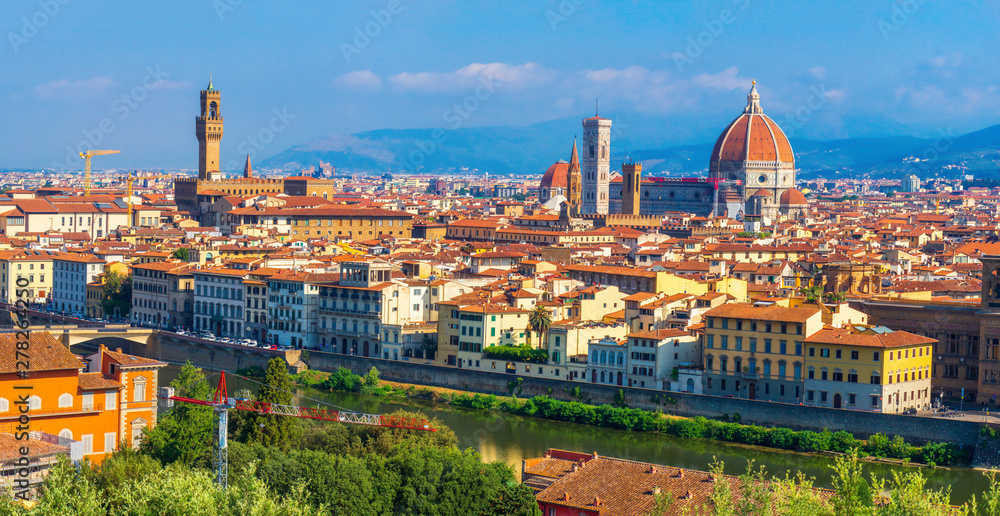 Cityscape of Florence, Italy. Italian Firenze city
