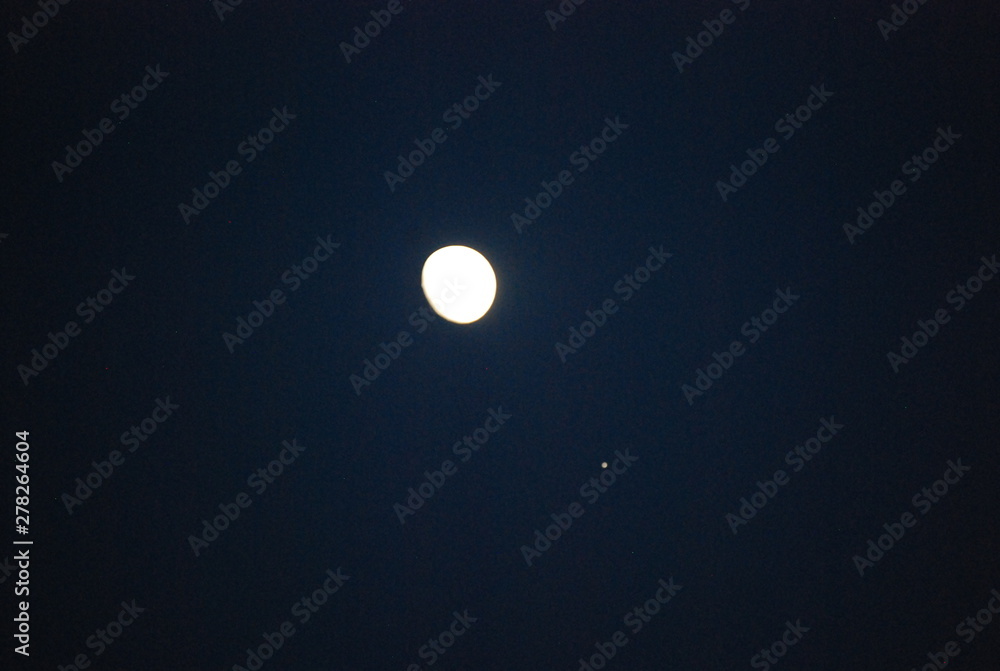 The Earth's Moon and Jupiter The Earth's Moon and Jupiter