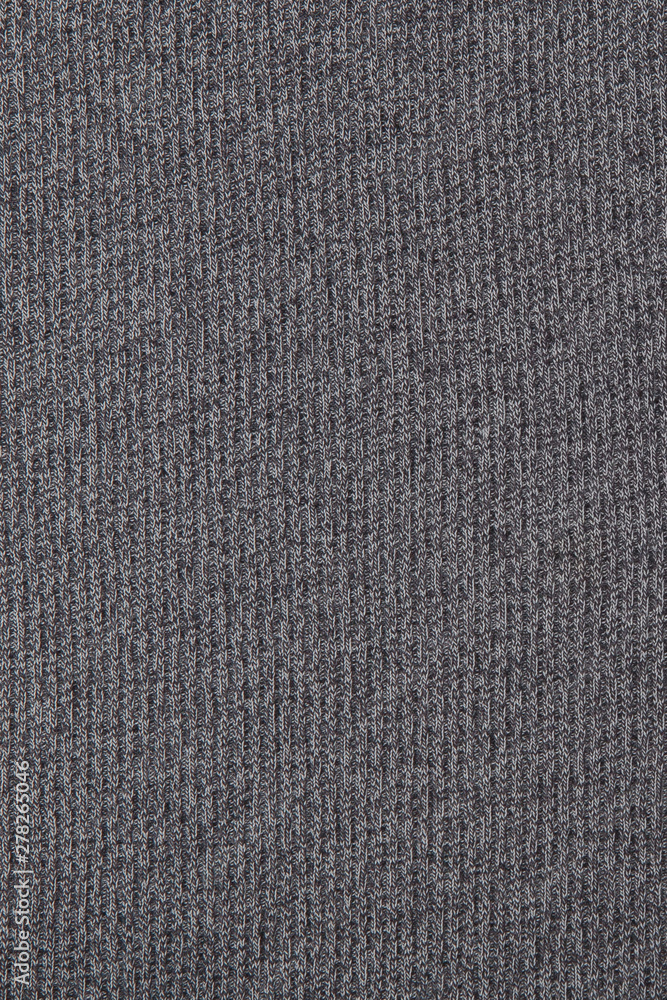 Textured dark gray fabric for the background Textured dark gray fabric for the background