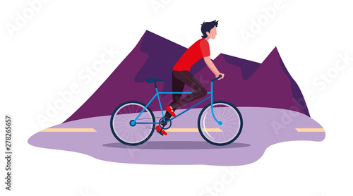 people riding bicycle activity image