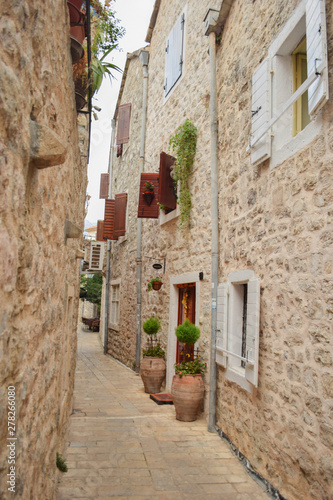 Budva  Old town  Montenegro  Europe