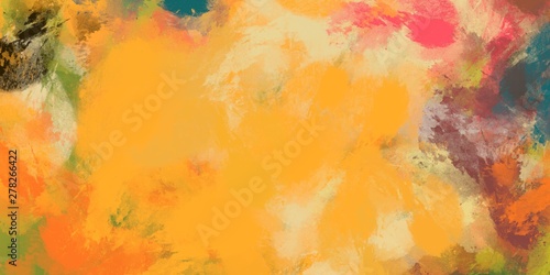 Colorful pattern. Canvas surface. Backdrop material. Handmade background. Modern art. Wide brush. Painterly mix. Oil painting. Abstract. Wall painting. 2d illustration. 
