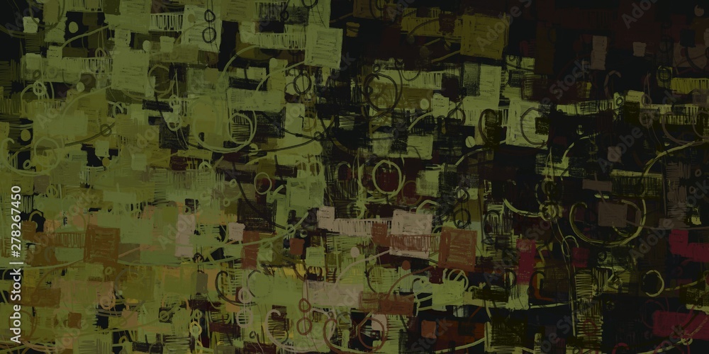 Fototapeta premium Modern art. Painterly mix. Color texture. Abstract. Handmade background. Colorful pattern. Oil painting. Wall painting. Canvas surface. Wide brush. 2d illustration.