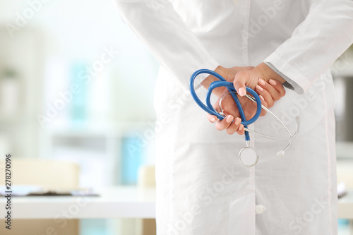 Healthcare professional hol...