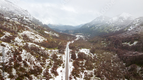 Bild auf Leinwand ruta nevada  de la patagonia argentina