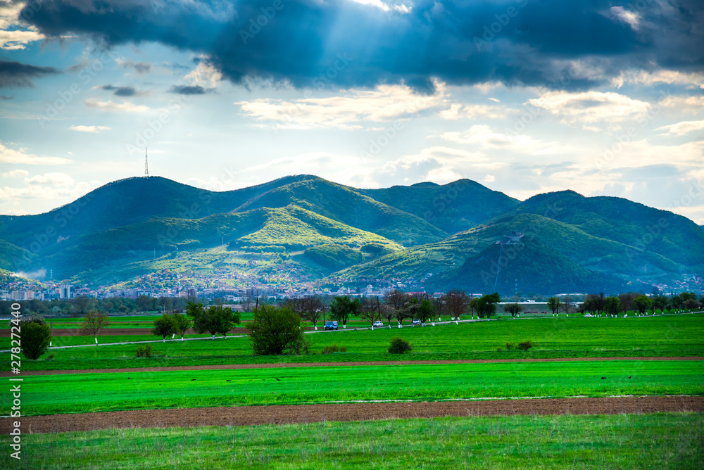 Fototapeta premium Landscape in the springtime