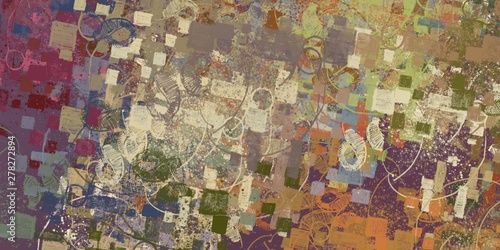 Color texture. Backdrop material. Wall painting. Modern art. Wide brush. Painterly mix. Handmade background. Colorful pattern. Abstract. 2d illustration. Canvas surface. 
