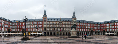 The Plaza Mayor in Madrid, Spain is a public space and was once the center of Old Madrid