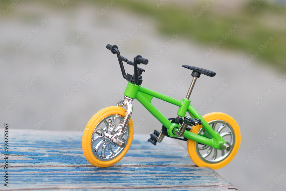 Fototapeta premium mountain sport bike, small copy of a bicycle