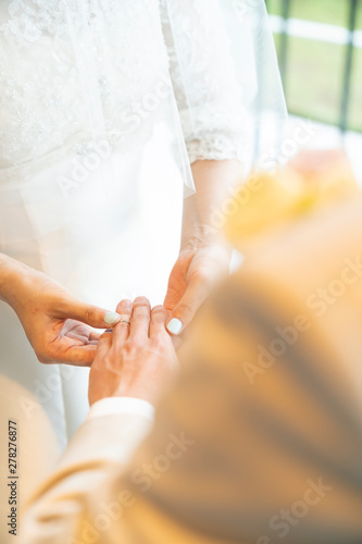 指輪の交換 結婚式 wedding リング 