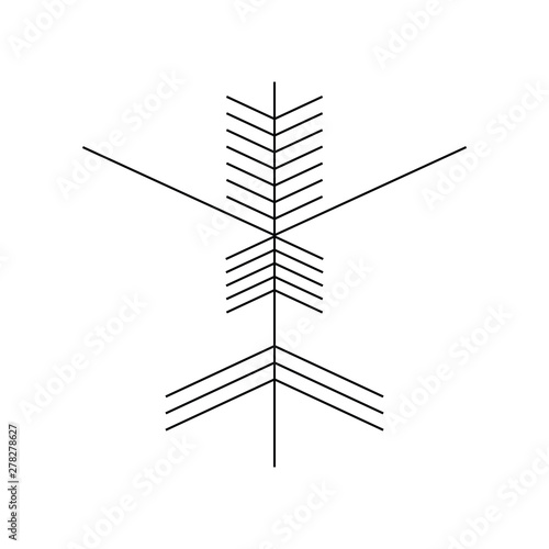 old tribe tattoo art design mentawai