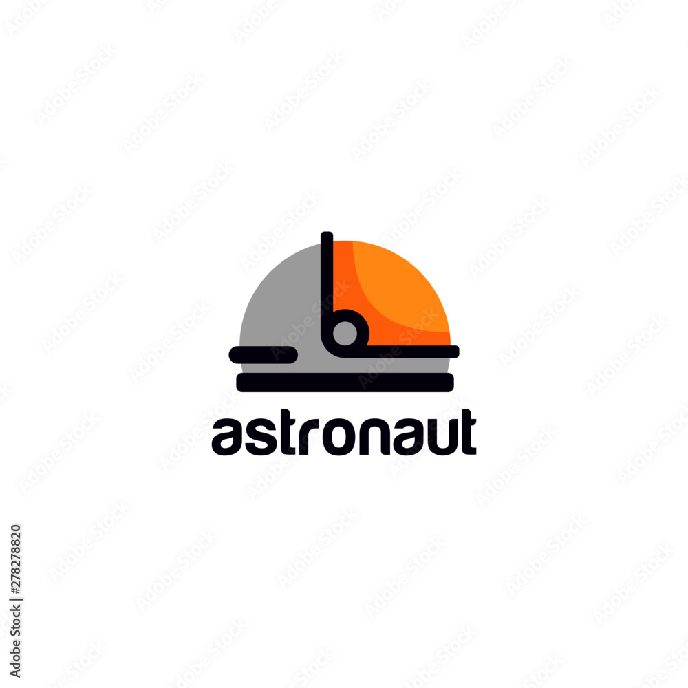 Astronaut Logo Design Vector Template Astronaut Logo Design Vector Template