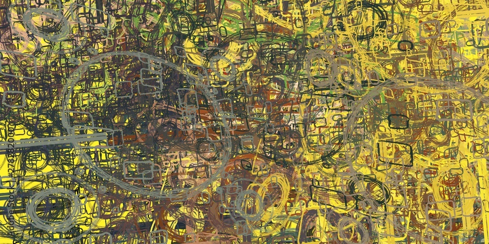 Obraz premium Colorful pattern. Color texture. Canvas surface. Modern art. Abstract. Wide brush. Backdrop material. Painterly mix. Wall painting. Handmade background. 2d illustration. 