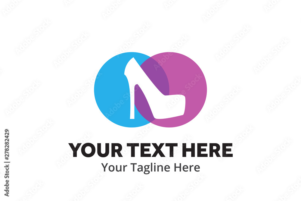 ladies shoes logo , ladies shoes simple logo creative design in flat style with color . shoes logo creative design for identity and business ladies shoes logo , ladies shoes simple logo creative design in flat style with color . shoes logo creative design for identity and business
