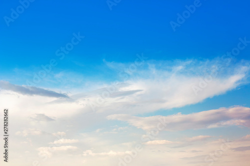 Fototapeta Naklejka Na Ścianę i Meble -  white light clouds and blue sky