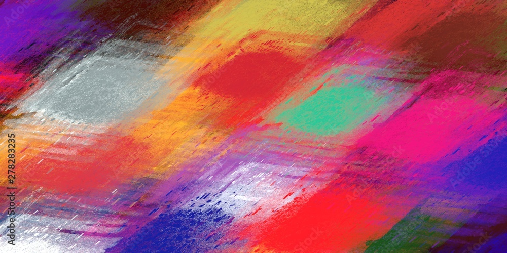 Painterly mix. Abstract. Color texture. Wide brush. Modern art. Canvas surface. Backdrop material. Colorful pattern. 2d illustration. Oil painting. Wall painting. 