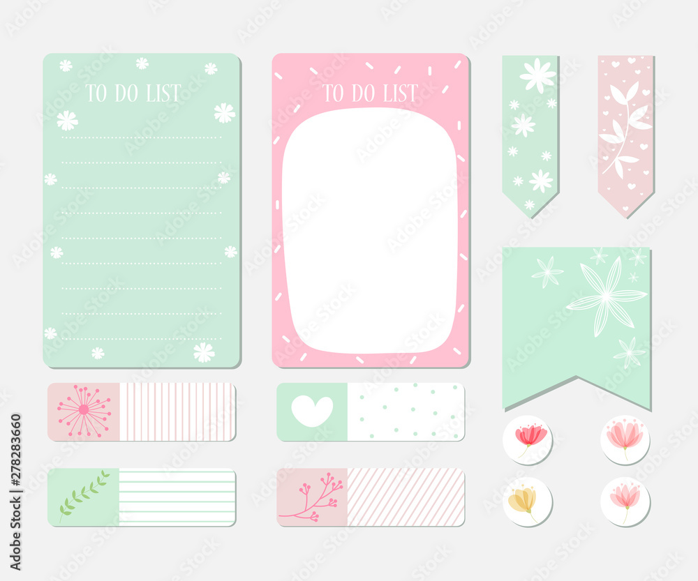 design elements for notebook, diary, stickers and other template.vector,illustration. design elements for notebook, diary, stickers and other template.vector,illustration.