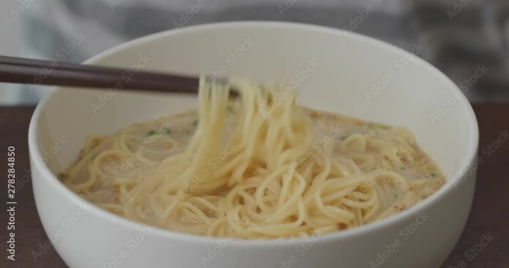 Eat a bowl of homemade japanese ramen Eat a bowl of homemade japanese ramen