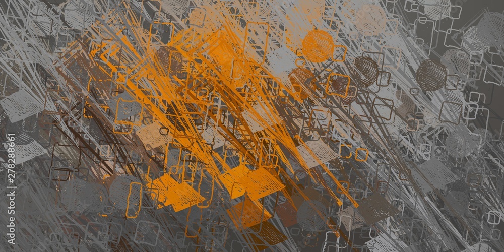 Fototapeta premium Modern art. Painterly mix. Oil painting. Colorful pattern. Handmade background. Wall painting. Backdrop material. Wide brush. Abstract. Canvas surface. 2d illustration. 
