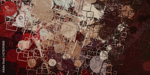 Wide brush. Colorful pattern. Color texture. Handmade background. Abstract. Painterly mix. Wall painting. Canvas surface. Backdrop material. Modern art. 2d illustration. 