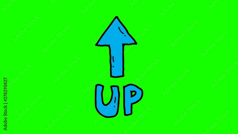kids drawing green screen with theme of arrow up kids drawing green screen with theme of arrow up