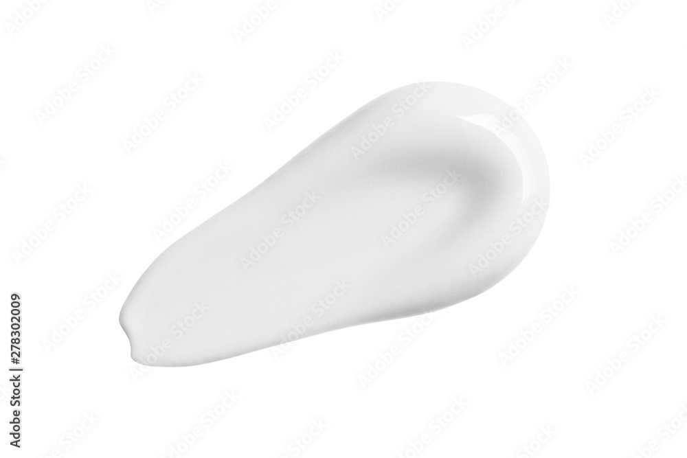 White cosmetic cream smear isolated on white background. BB, CC, DD cream texture. Liquid foundation smudge. Makeup swatch. White cosmetic cream smear isolated on white background. BB, CC, DD cream texture. Liquid foundation smudge. Makeup swatch.