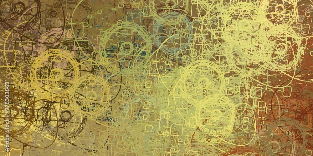 Fototapeta premium Modern art. Artistic brush. Oil painting mix. 2d illustration. Texture backdrop matrix. Creative natural chaos form structure unique element material creation bitmap figures. Acrylic variety vivid ske