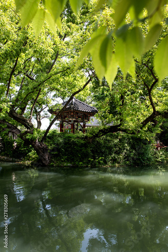 Gwanghallu is a Chosun era building in Namwon-si, Korea. photo