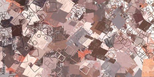 Decorative oil painting. Vibrant dynamic art. 2d illustration. Texture backdrop. Creative chaos structure element.