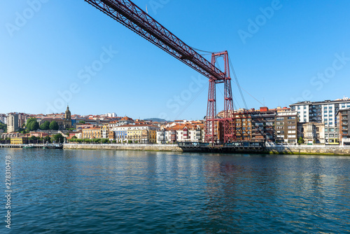 Hanging Bridge of Bizkaia, Basque Country, Spain photo