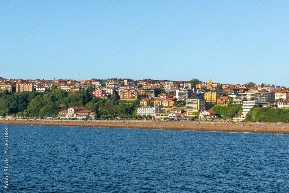 Panorama of Getxo, Basque Country, Spain