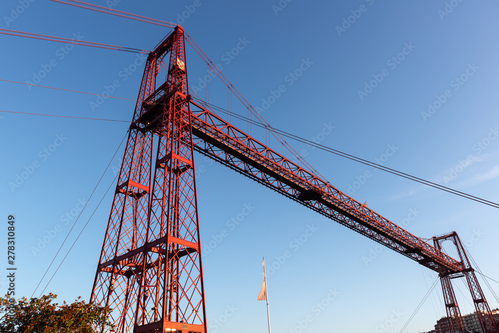 Hanging Bridge of Bizkaia, Basque Country, Spain Hanging Bridge of Bizkaia, Basque Country, Spain