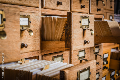 Old Fashioned Filing System