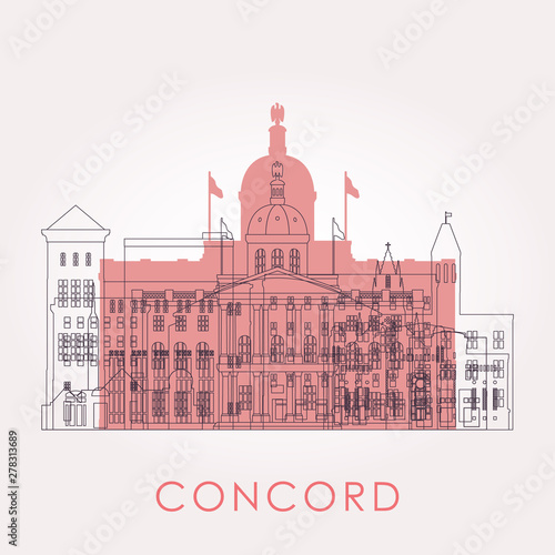 vector illustration of the city