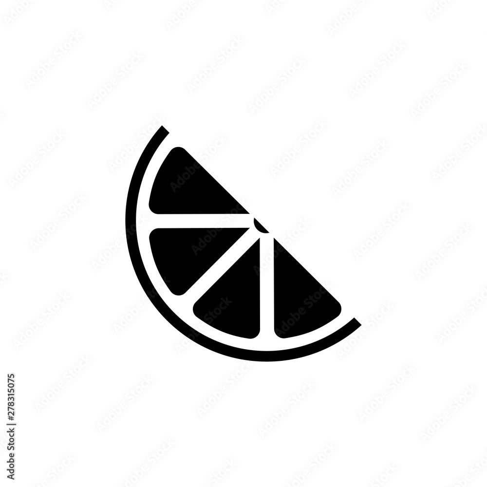 Orange icon vector symbol illustration Orange icon vector symbol illustration