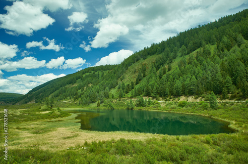 Mountain Altai , Ulagansky lake