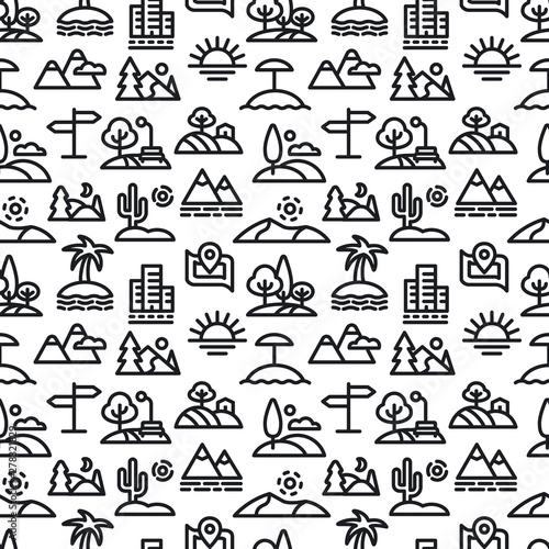 nature seamless pattern