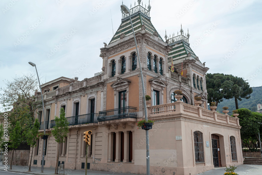 City Hall, Town Hall, Ajuntament. Palleja, Catalonia, Spain.