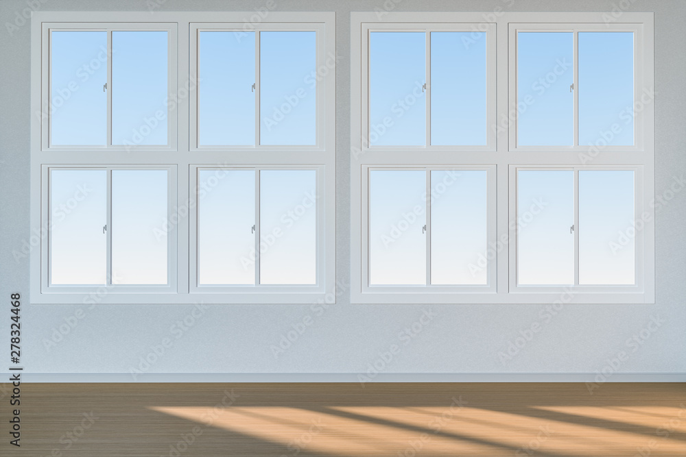 The cleaning house and the sunshine from the window, 3d rendering. The cleaning house and the sunshine from the window, 3d rendering.