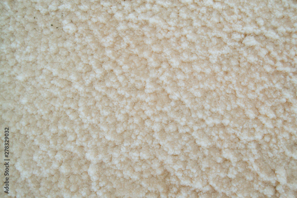 Crystals of natural salt in the lifeless hot terrain on the salt lake Baskunchak. Russia. Astrakhan region. Crystals of natural salt in the lifeless hot terrain on the salt lake Baskunchak. Russia. Astrakhan region.