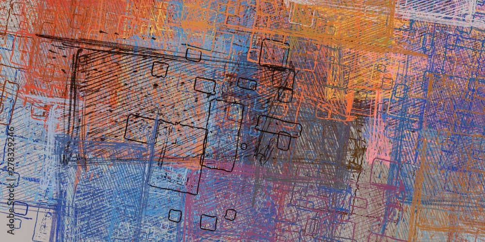 Canvas painting. Colorful background texture. 2d illustration. Texture backdrop. Creative chaos structure element. Canvas painting. Colorful background texture. 2d illustration. Texture backdrop. Creative chaos structure element.