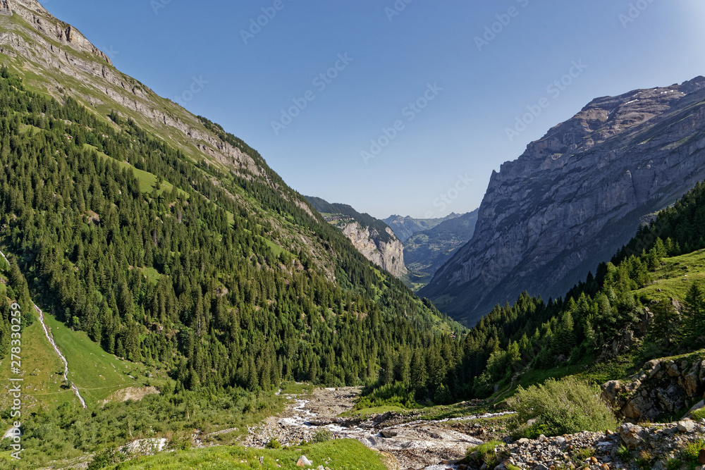 Fototapeta premium Paysage des Alpes Suisses