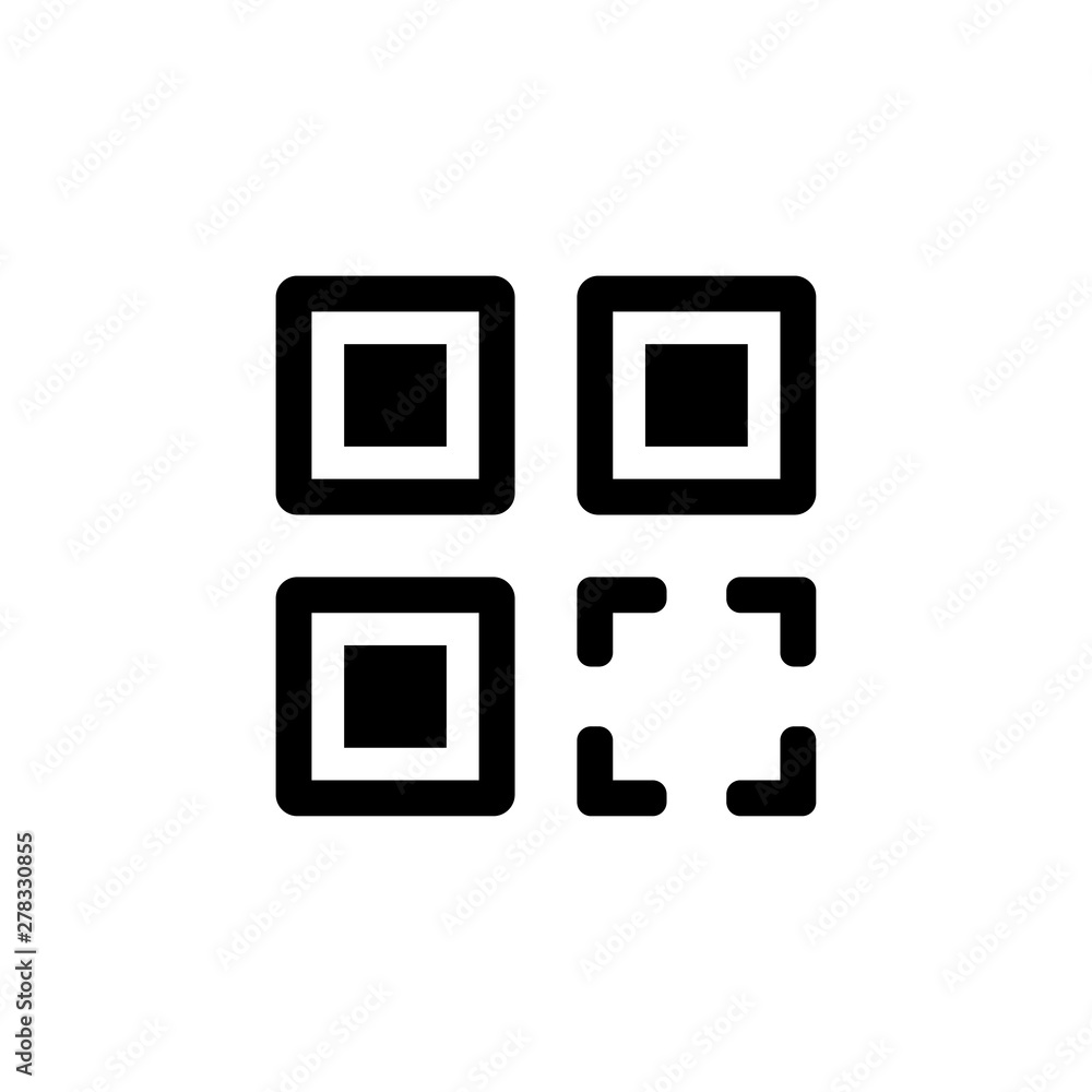 Bar code icon illustration isolated vector sign symbol Bar code icon illustration isolated vector sign symbol