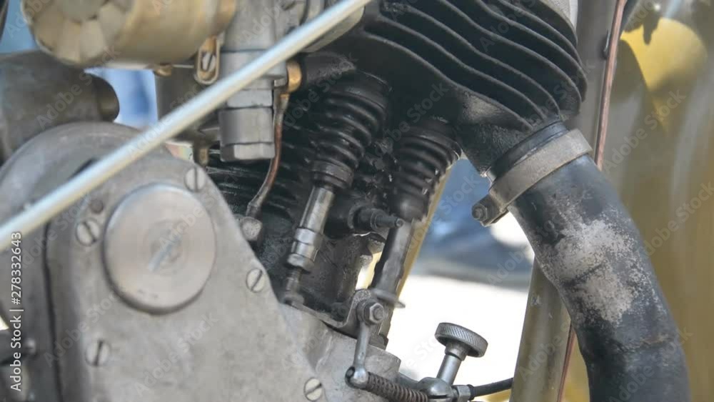 Valves in old Motorcycle Engine Valves in old Motorcycle Engine