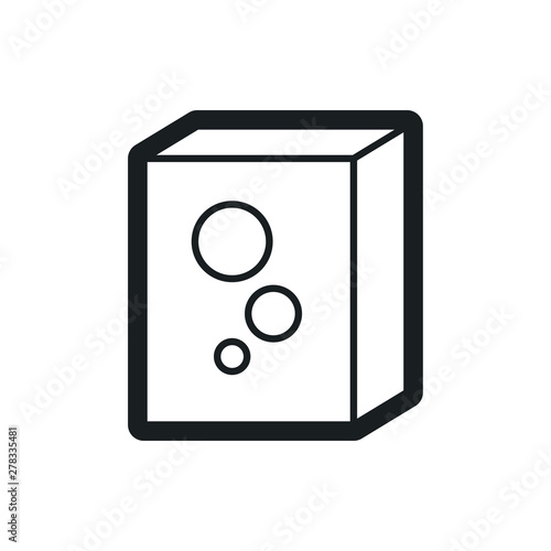 washing powder vector icon