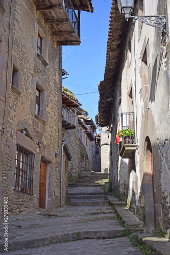 Rupit, pueblo medieval en provinvia de Barcelona photo