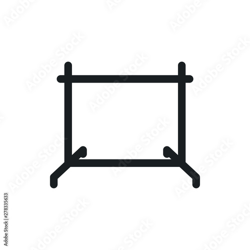 clothes rack vector icon