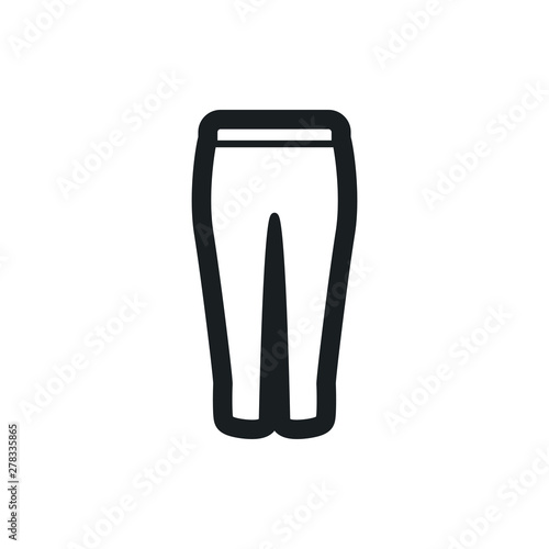 sport pants vector icon