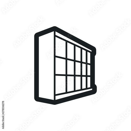 office building vector icon