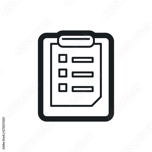 clipboard vector icon